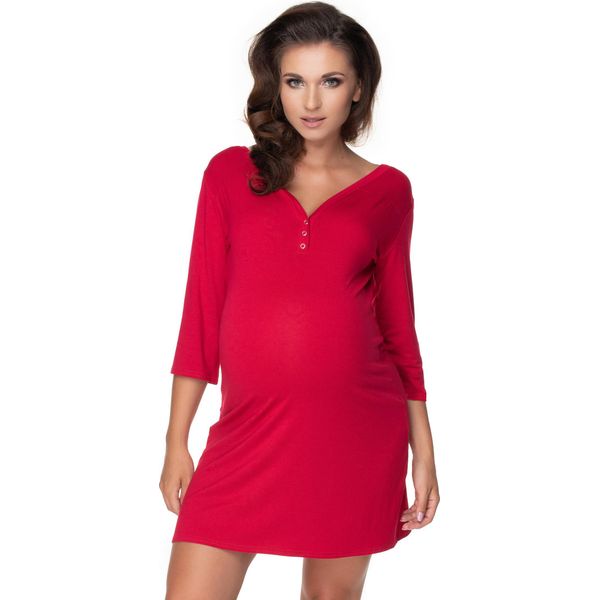 Peekaboo Camicia Da Notte Premaman Donna Calm Red S/M-image