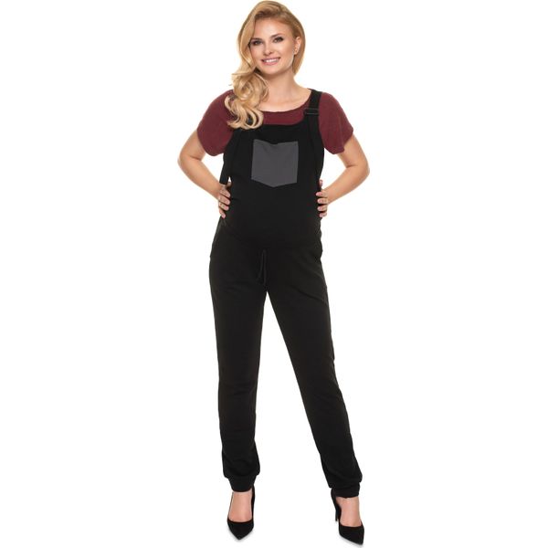 Peekaboo Pantaloni Di Maternità Da Donna Con Spalline Dreaded Nero L/Xl-image