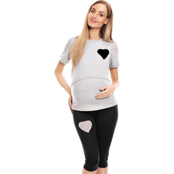 Peekaboo - Maglietta Premaman Donna Dreadful Grey L/Xl-image