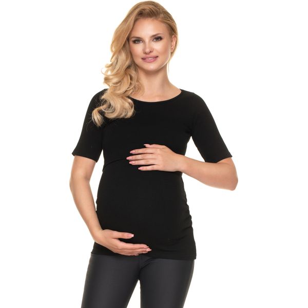Peekaboo Maglietta Premaman Donna Asciutta Nera L/Xl-image