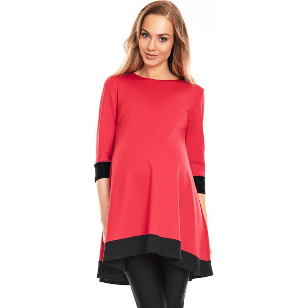 Peekaboo - Vestito Maternità Donna Campi Rosso L/Xl-image