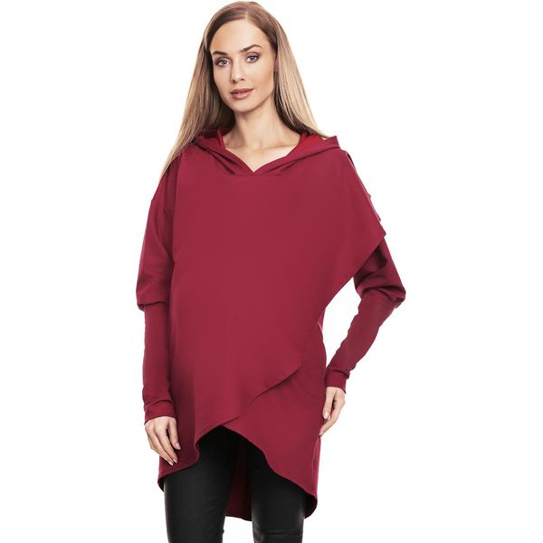 Peekaboo Felpa Maternità Donna Forbiddeni Bordeaux L/Xl-image