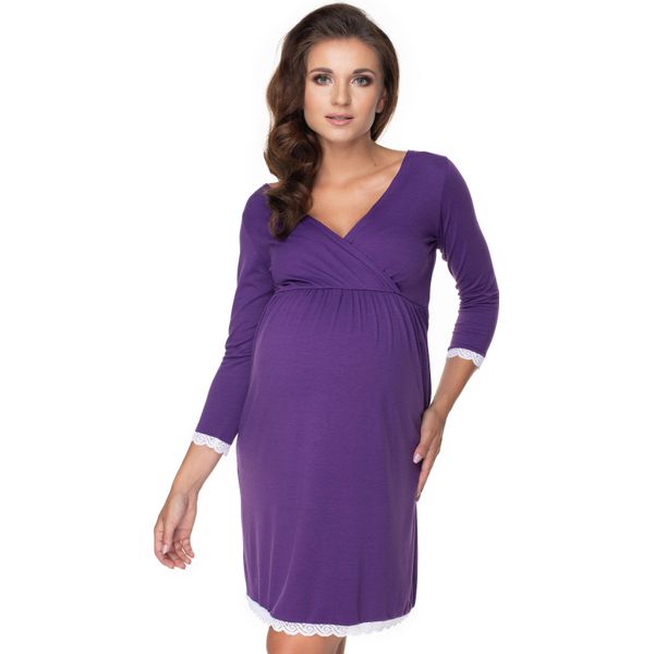 Peekaboo Camicia Da Notte Maternità Donna Viola Chiaro L/Xl-image