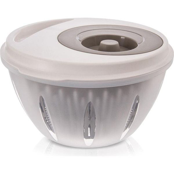 Orion | Centrifuga Per Insalata - 4,5 Litri - Trasparente/Beige - Azionamento Manuale - Lavabile In Lavastoviglie - Robusta-image