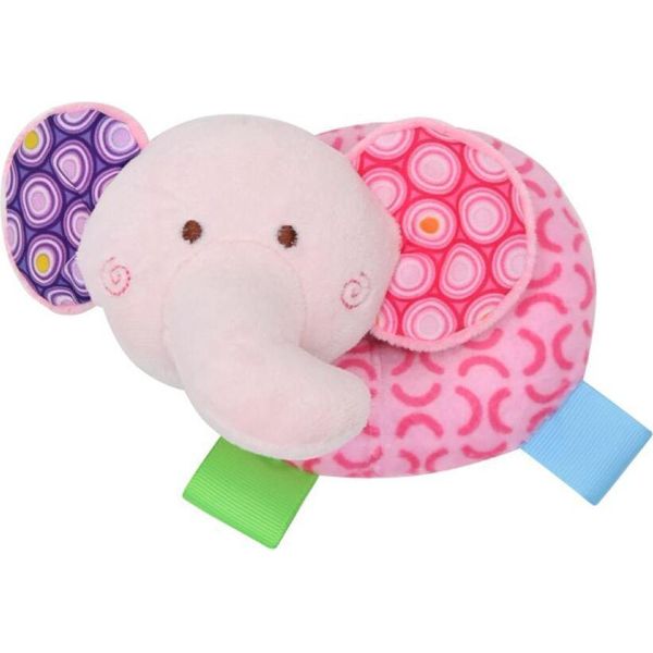 Lorelli Animali Con Sonaglio, Peluche Da Afferrare, Colori Vivaci, Dalla Nascita Rosa-image