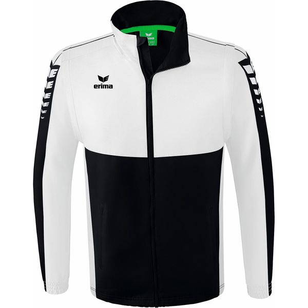 Erima Six Wings Giacca Con Maniche Staccabili Uomo - Nero / Bianco-image