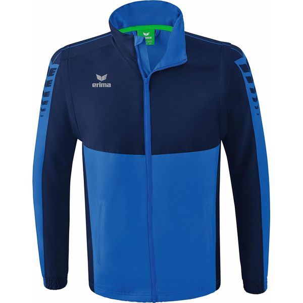 Erima Football Six Wings Giacca Con Maniche Staccabili Uomo Blu Nuovo Navy Taglia Xl-image