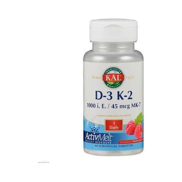 Vitamina D3 K2 1000 U.I./45 μG Activmelt Kal Lut. 60 Pz-image