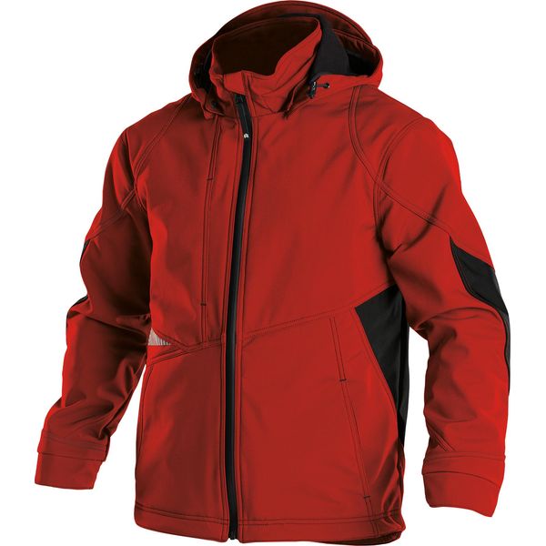 Dassy® Gravity Giacca Softshell Rosso/Nero Taglia L Lunghezza: Standard-image