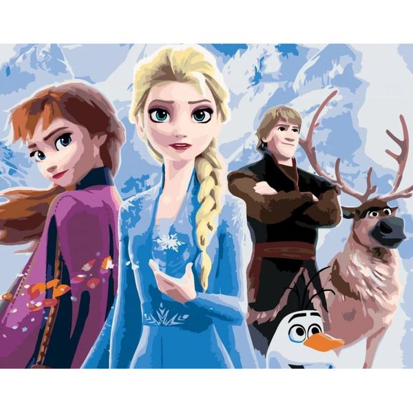 Quadri Dipinti Con I Numeri - Iceberg Disney 50X40 Cm-image