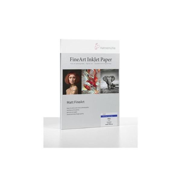 Carta Inkjet HahnemüHle Photo Rag® Deckle Edge Fineart - 308 G/M² - Din A2 - 25 Fogli-image