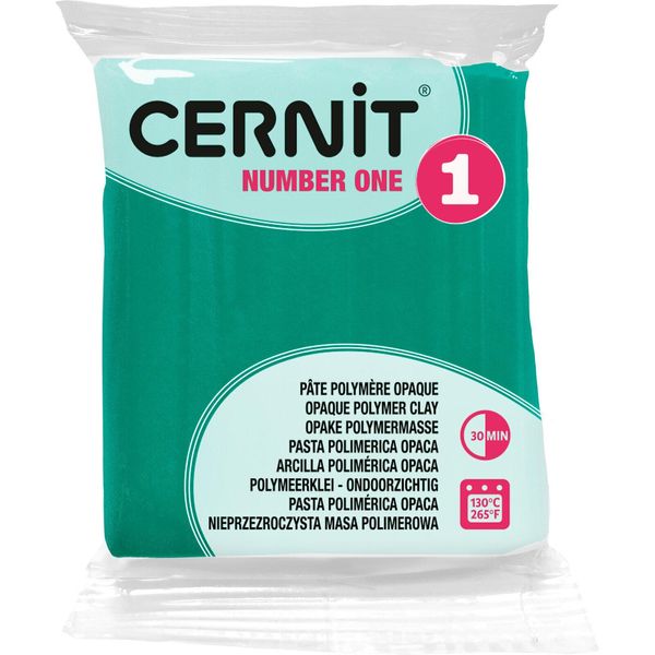 Cernit Argilla Polimerica N°1 Argilla Polimerica Verde 56 G-image
