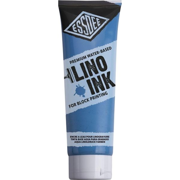 Essdee Inchiostro Per Stampa A Blocchi Inchiostro Per Linoleografia Blu Fluorescente 300 Ml-image