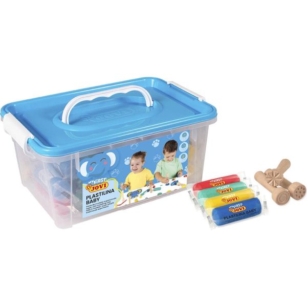 Jovi 371/20 Jovi Knete My First Plastilina Baby Farbsortiert, 200 Farben Je 38,0 G-image