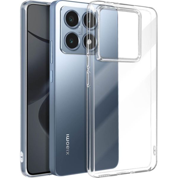 Mayaxess, Custodia Protettiva In Silicone Morbido Per Xiaomi 14T, Trasparente-image