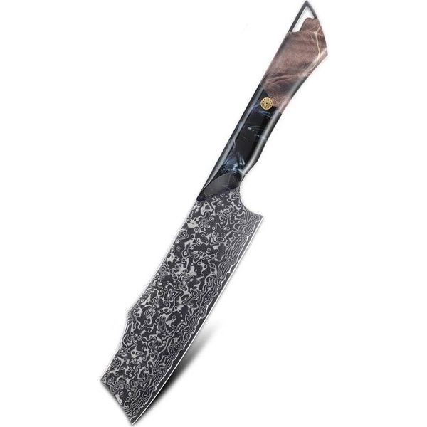 Coltello Da Cucina Damasco TE-37377 - Nakiri/Blu KP37377-image