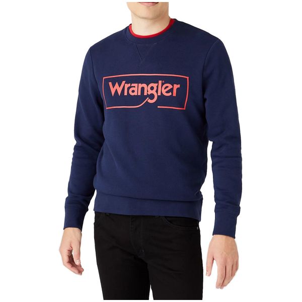 Wrangler - Felpa Da Uomo (W662HA), Taglia:Xxl, Colore:Navy (114)-image