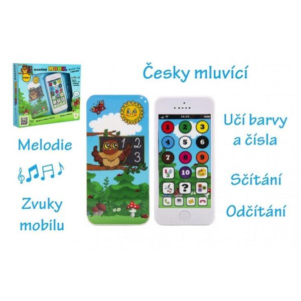 Teddies Gufi Educativi Per Cellulari Con Coperchio In Plastica A Batteria Con Suono In Scatola 22X1-image