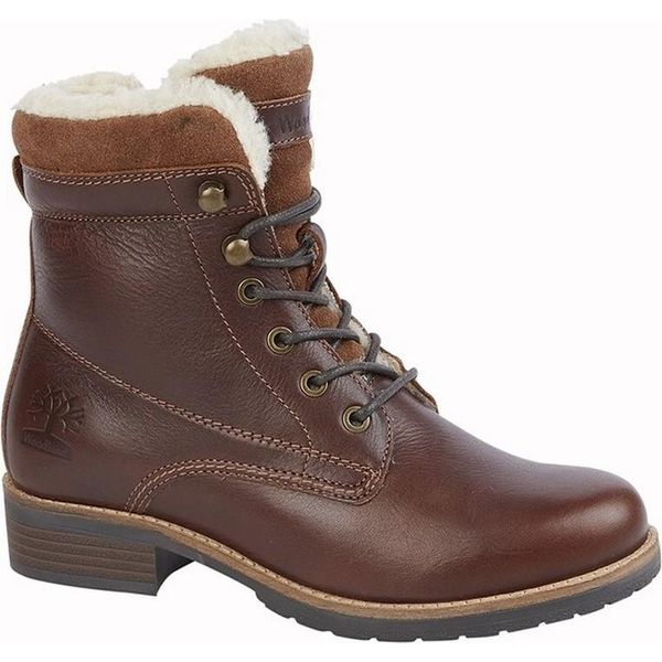 Woodland - Stivali Da Campagna Da Donna, In Pelle DF2317 (42 Eu) (Marrone Scuro)-image