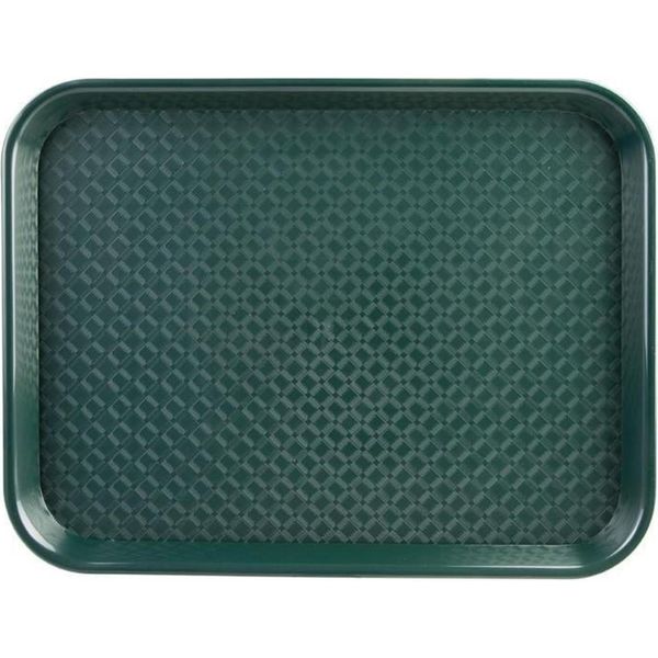 Vassoio Per Fast Food Olympia Kristallon, Verde, 34,5 X 26,5 Cm-image