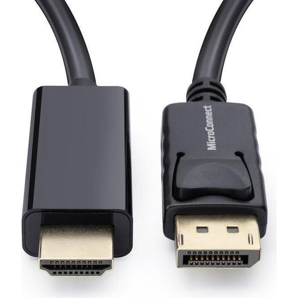 Microconnect MC-DP-HDMI-1000 Adattatore Per Cavo Video 10 M Displayport Nero-image