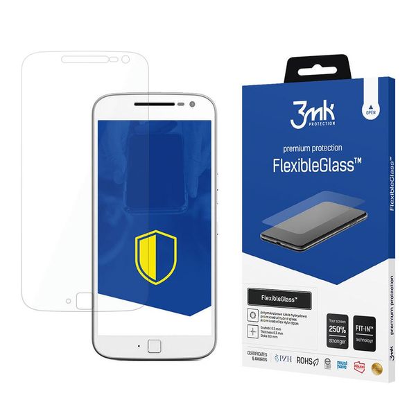 3Mk Display Hybridglass Flexibleglass Per Lenovo Moto G4 Plus 0,3Mm 7H-image