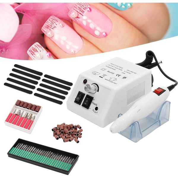 Swanew Pedicure Elettrico Tagliaunghie Lima Per Unghie Manicure Set Smerigliatrice Per Unghie Studio Cutter Nail Design-image