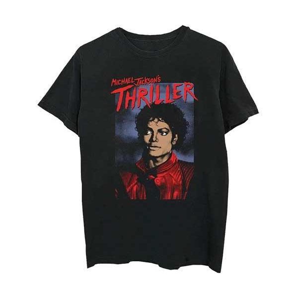 Michael Jackson - Maglietta "Thriller"" Per Uomo/Donna Unisex RO2286 (Xxl) (Nero)"-image