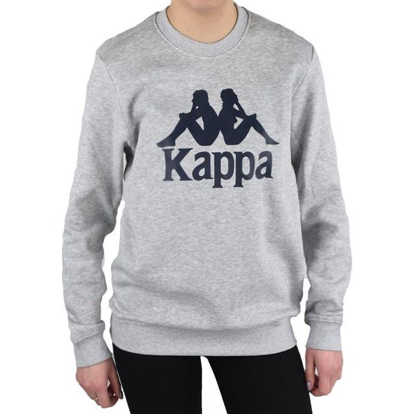 Kappa Sertum Junior Felpa 703797J-15-4101M, Felpa, Per Ragazzi, Grigio, Taglia: 170-176-image