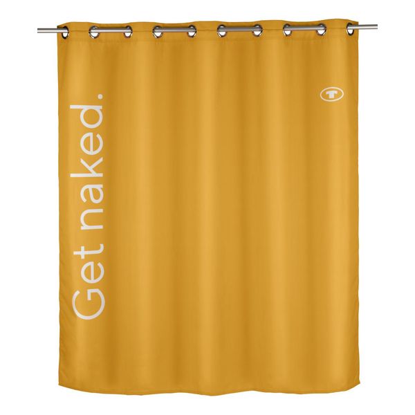 Tom Tailor 180X200 Tenda Da Doccia Antimuffa Senape Lavabile Per Vasca Da Bagno Doccia-image