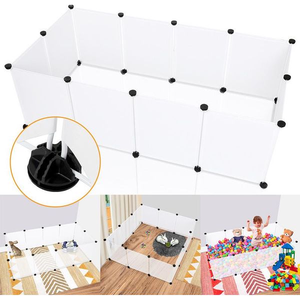 Tolletour Gabbia Per Piccoli Animali Recinto Esterno Fai Da Te Criceto Cucciolo Run Playpen Recinto Interno Coniglio Playpen-image