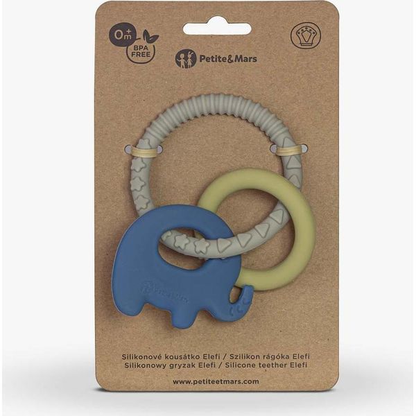 Petite&Mars Teether In Silicone Elefi 0M+-image