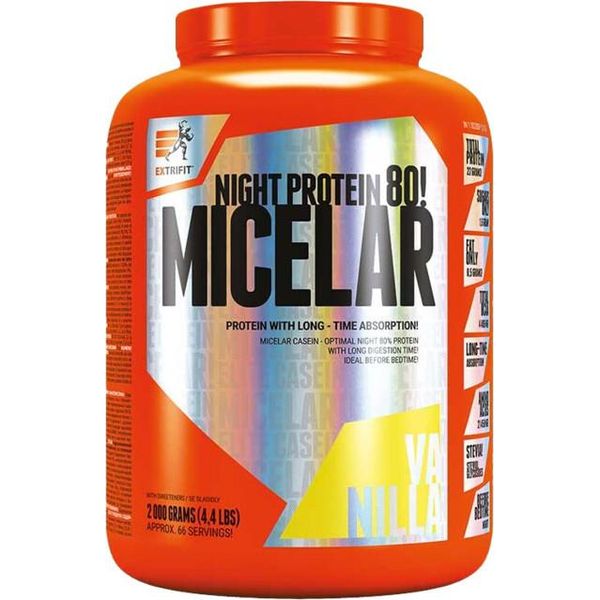 Extrifit Micelar Casein 2000 G Di Cioccolato / Proteine Della Caseina (Notturne) / Deliziose Proteine Notturne Arricchite Con Complesso Di Enzimi Digestivi-image