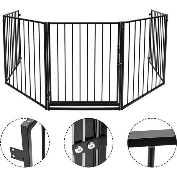 Cancelletto Di Sicurezza Per Caminetto Jiubiaz Cancelletto Di Sicurezza Per Bambini Cancelletto Di Sicurezza Per Forno Premontato Circa 300 Cm X 76 Cm Cancelletto Di Sicurezza Per Porta-image