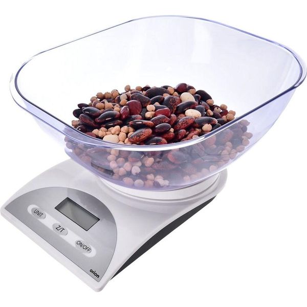 Bilancia Da Cucina Orion Bilancia Elettronica 5 Kg Con Ciotola 3L-image