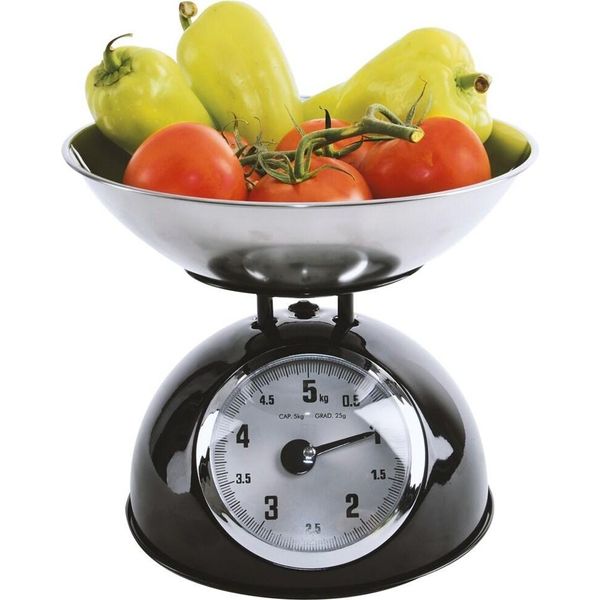 Bilancia Da Cucina Orion Bilancia Meccanica Con Ciotola Retro 5Kg-image