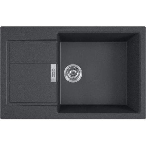 Franke Sirius 2.0 - Lavello In Tectonite S2D 611-78 Xl, 780X500 Mm, Nero 143.0617.613-image