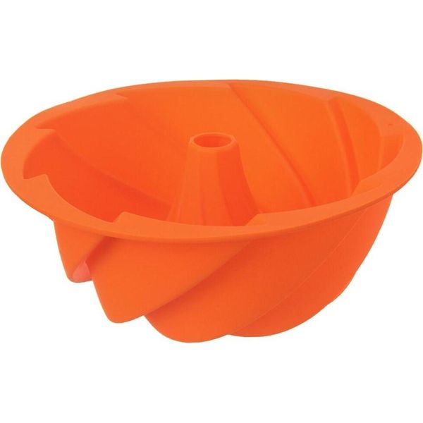 Orion Stampo Gugelhupf In Silicone Antiaderente Stampo Per Torte Gugelhupf A Fiore Arancione-image