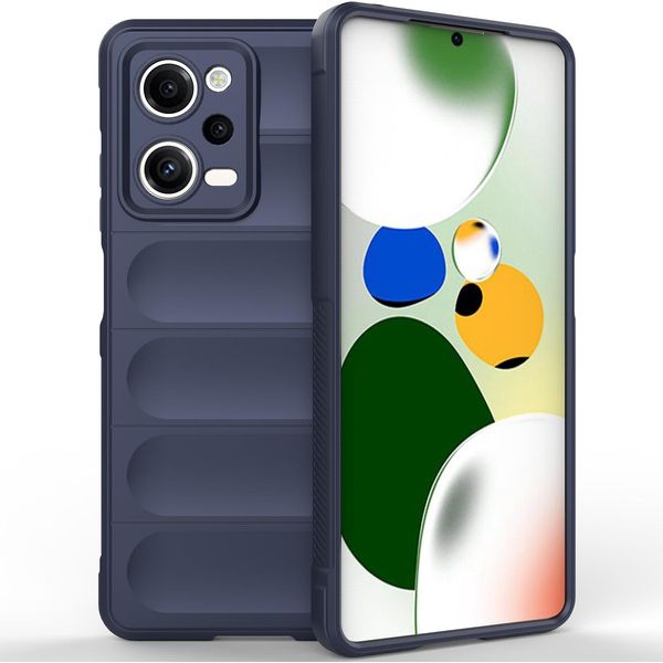 Custodia Redmi Note 12 Pro 5G, Custodia Protettiva In Silicone Tpu Morbido Antiurto Per Xiaomi Redmi Note 12 Pro 5G Blu Scuro-image