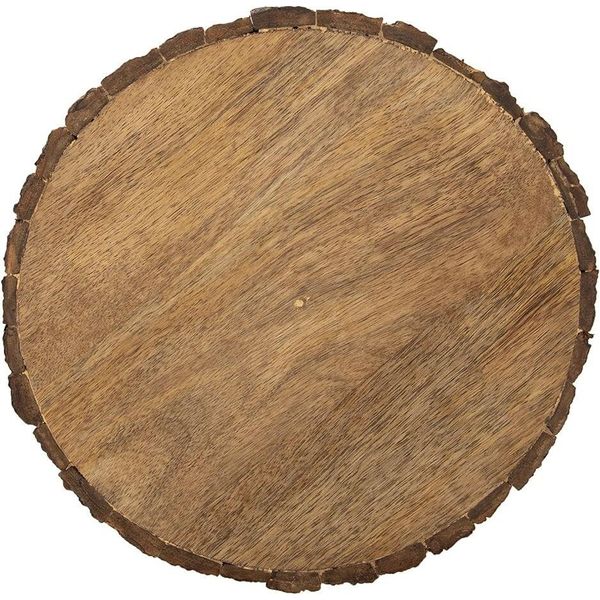 Orion Base In Legno | Sottobicchiere In Legno | Disco In Legno Per Servire Snack Decorativo In Legno Di Mango 30 Cm-image