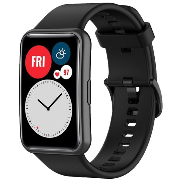 Huawei Watch Fit Band: Cinturino In Silicone Imoshion Con Fibbia Colorata Con Aiuto Per L'installazione-image