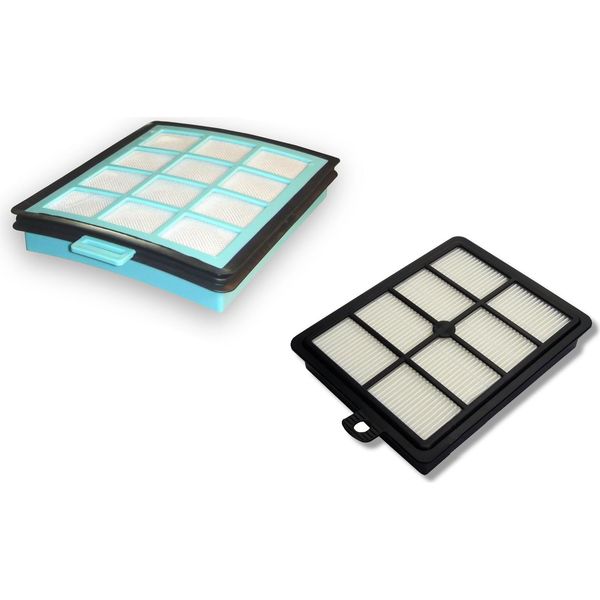 Set Kallefornia K753+K812 Filtro Di Aspirazione + Filtro Di Scarico Hepa Per Philips Powerpro Expert FC9713/01-image