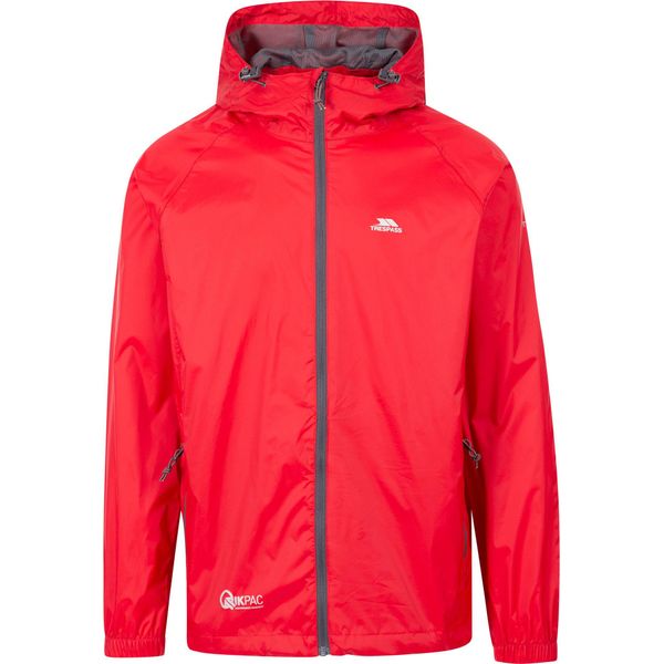 Trespass - Giacca "Qikpac"", Impermeabile Per Uomo/Donna Unisex TP433 (Xl) (Rosso)"-image