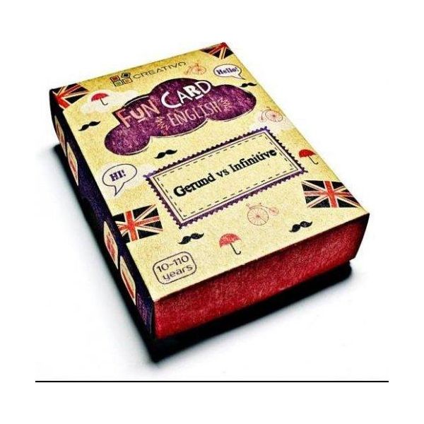Fun Card English: Gerund Vs Infinitive (Autore Collettivo)-image