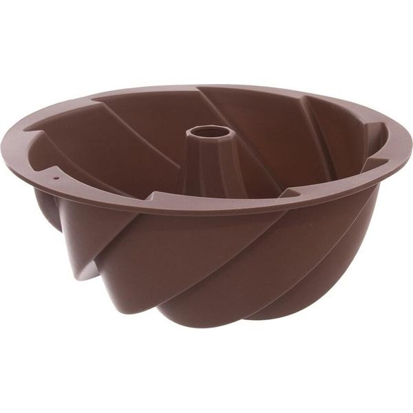 Orion Gugelhupf Stampo Antiaderente Gugelhupf Stampo Per Torte In Silicone Stampo Per Torte A Forma Di Fiore Marrone-image