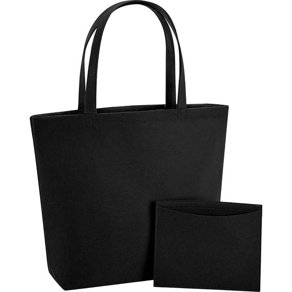 Bagbase - Rete Per La Spesa, Feltro PC5350 (Taglia Unica) (Nero)-image