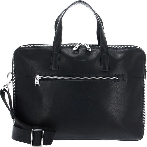 Saddler Pelle Laptop Bag Borsa Da Ufficio Con Scomparto Per Laptop Williston Computer Bag Black Nero-image