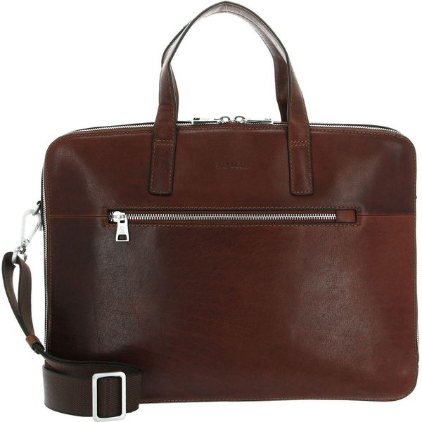 Saddler Pelle Laptop Bag Borsa Da Ufficio Con Scomparto Per Laptop Williston Computer Bag Midbrown Marrone-image