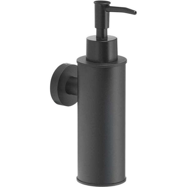 Dispenser Per Sapone Liquido Rotondo 150Ml Nero Opaco | Seal-image
