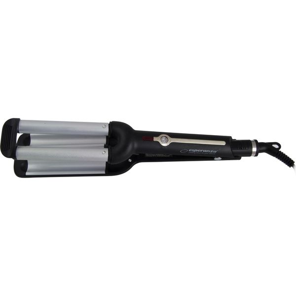 Esperanza EBL013 Apparecchio Per Lo Styling Dei Capelli Ferro Arricciacapelli Nero, Argento 1,8 M 55 W-image
